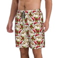 thumbnail image 2 of Fotbe Christmas Hat bear Trajes de Baño Estampados para Hombre, Shorts de Verano de Secado Rápido, Ropa de Playa, Bañadores-Medium, 2 of 6
