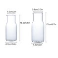 thumbnail image 4 of Injueey Jarra de agua resistente a la temperatura café taza grande para beber transparente alto borosilicato té jugo leche olla Drinkware Mostrada L Injueey HA071562-02, 4 of 6
