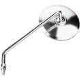 thumbnail image 1 of BikeMaster Round Stainless Mirror, 10in. Stem - Left, 1 of 1