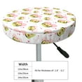 thumbnail image 4 of KLL Avocado Lovers Round Bar Chair Cushion Cover 12 inch ,Bar Stool Protector with Elastic, Soft Washable, 4 of 6