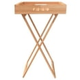 thumbnail image 5 of vidaXL Folding Tray Table 20.5"x14.2"x22.2" Solid Wood Walnut, 5 of 6