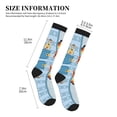 thumbnail image 4 of Sikiie Giraffe Come Out From Zipper 1 Pairs Compression Socks for Men and Women 15-20 mmHg Running Support Socks, 4 of 7