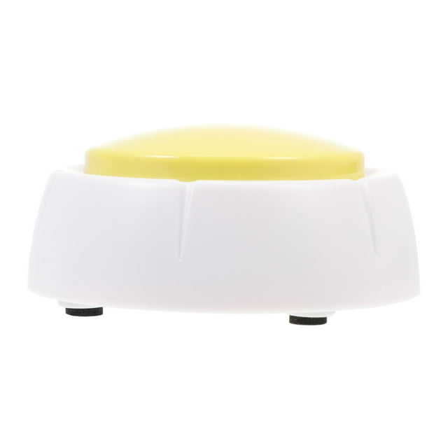 QUMIIRITY Circular Yellow Voice Record Buttons 1Pack For Pet Interaction And Training