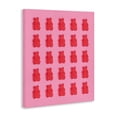 thumbnail image 2 of Stupell Industries Contemporary Red Gummy Bears on Pink Canvas Art, 30 x 40, by LISH Creative, 2 of 8