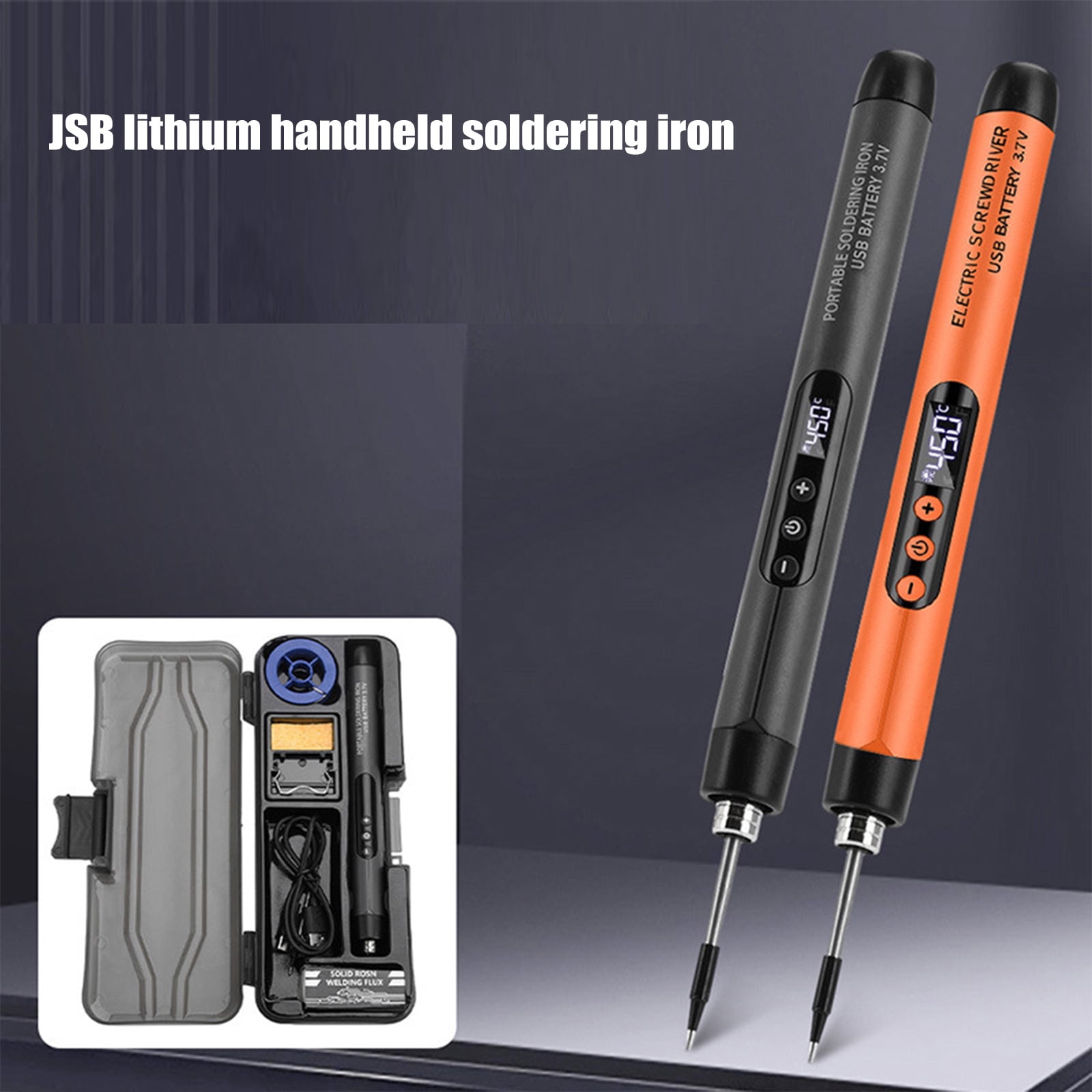 Cordless Soldering Iron Kits LED Digital Soldering Pen Kits Adjustable Temperature Soldering Kits for Home Electronic