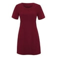 thumbnail image 4 of Robe Décontractée pour Femmes Robes Courtes SleeveDating Plagerobe Décontractée pour Femmes Vêtements L Vert, 4 of 5