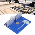 thumbnail image 1 of Aluminum Alloy Router Table Insert Plate with Miter Gauge Guide, Flip Board for Woodworking Bench Engraving Trimming Milling, Suitable for Amateur and Professional, Compact and, 1 of 7