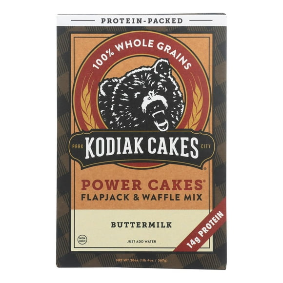 Kodiak Cakes, Power Cakes, Flapjack & Waffle Mix, Buttermilk, 20 oz (567 g)