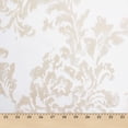 thumbnail image 2 of Extra Wide Burnout Floral Vine Polyester Rayon 116" Organza Fabric By The Yard – Sheer Jacquard for Curtains, Drapes & Dress Overlays (Gold, 1 Yard), 2 of 2