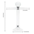 thumbnail image 2 of Miumaeov 6 Wine Glass Storage Holder Crystal Glass Wine Glass Down Hanging Cup Organizer Acrylic Drying Rack for Home Bar, 2 of 12