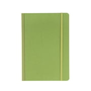 Fabriano Ecoqua Plus Fabric-Bound Notebook, 5.8" x 8.3", A5, Dotted, Lime