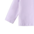 thumbnail image 3 of Posijego Kids Cotton T-Shirts Plain Long Sleeve Shirt for Girls Boys Crew Neck Basic Tee Tops Undershirts, 3 of 5