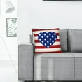 thumbnail image 2 of JeashCHAT 4th of July Pillow Covers 14"x18" Patriotic Throw Pillow Covers Fourth of July Pillow Covers Memorial Day American Flag Pillow Covers for Independence Day Home Decorations, 2 of 4