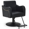 thumbnail image 4 of BarberPub Black Salon Chair for Hair Stylist, Hydraulic Barber Chair for SPA&Home Salon, Barbershop, 4 of 9