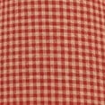 thumbnail image 2 of Newbury Gingham Barn Red and Oat 72" x 63" Lined Cotton Curtain Panels by Raghu, 2 of 2