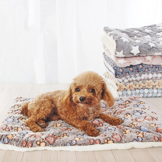 VONKY And Easy To Clean Warm Cat Dog Blanket For Maintenance Safe And Non-toxic bean paste type 1 1Set