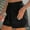 Black, variant on CheerKidz Stretchy Cargo Shorts for Summer Fashion Women Solid Color Casual Elastic High Waist Workout Shorts Causal with Pockets(Black,3XL)