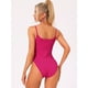 thumbnail image 3 of Camiseta sin Mangas con Cuello Sweetheart Allegra K Y2K para Mujer Ropa de Club Rosa caliente L, 3 of 5