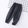 thumbnail image 5 of ZACPNCV 2PC Boys Cargo Joggers Pants Quick Dry Hiking Pants Lightweight Outdoor Athletic Track Trousers 6-7 Years, 5 of 8