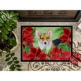 thumbnail image 3 of Carolines Treasures CK1291MAT Pembroke Corgi Poinsettas Door Mat Indoor Rug or Outdoor Welcome Mat 18x27 Doormat  27"L x, 3 of 4