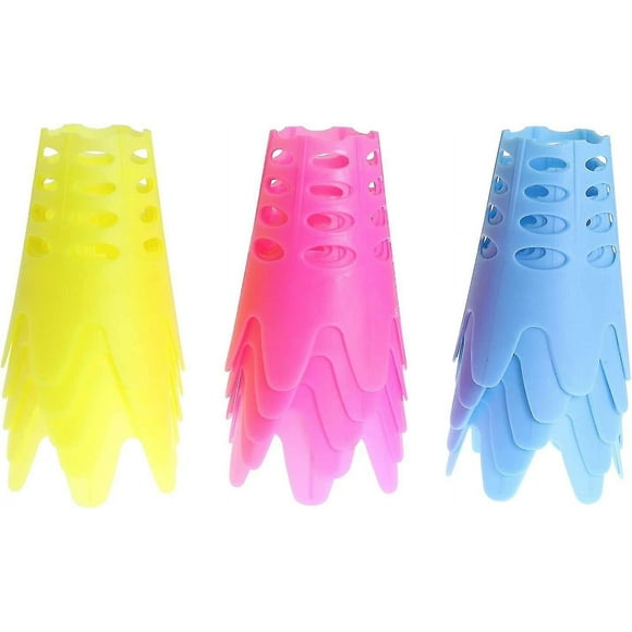 Golf Mat Tees Plastic Golf Simulator Tees For Winter Turf And Driving Range Home Training Golf Tees Tools (blue + Pink +yellow)(15pcs)