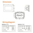 thumbnail image 3 of Smart Thermostat Temperature Controller for Electric Heating LCD Display Touch Screen Week Programmable Electric Underfloor, 3 of 8