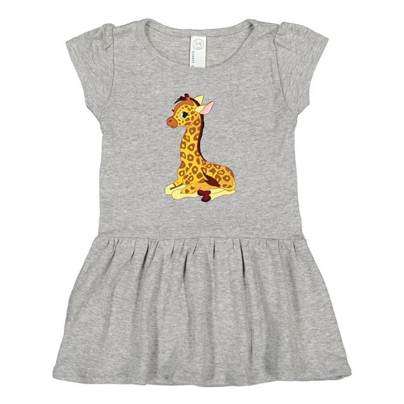 Inktastic Giraffe Girls Toddler Dress