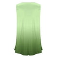 thumbnail image 5 of QUINDOS Tank Tops for Women Green Summer Workout Oversized Short Sleeved T-shirt Loose Tank Tops Camisoles for Women, 5 of 5