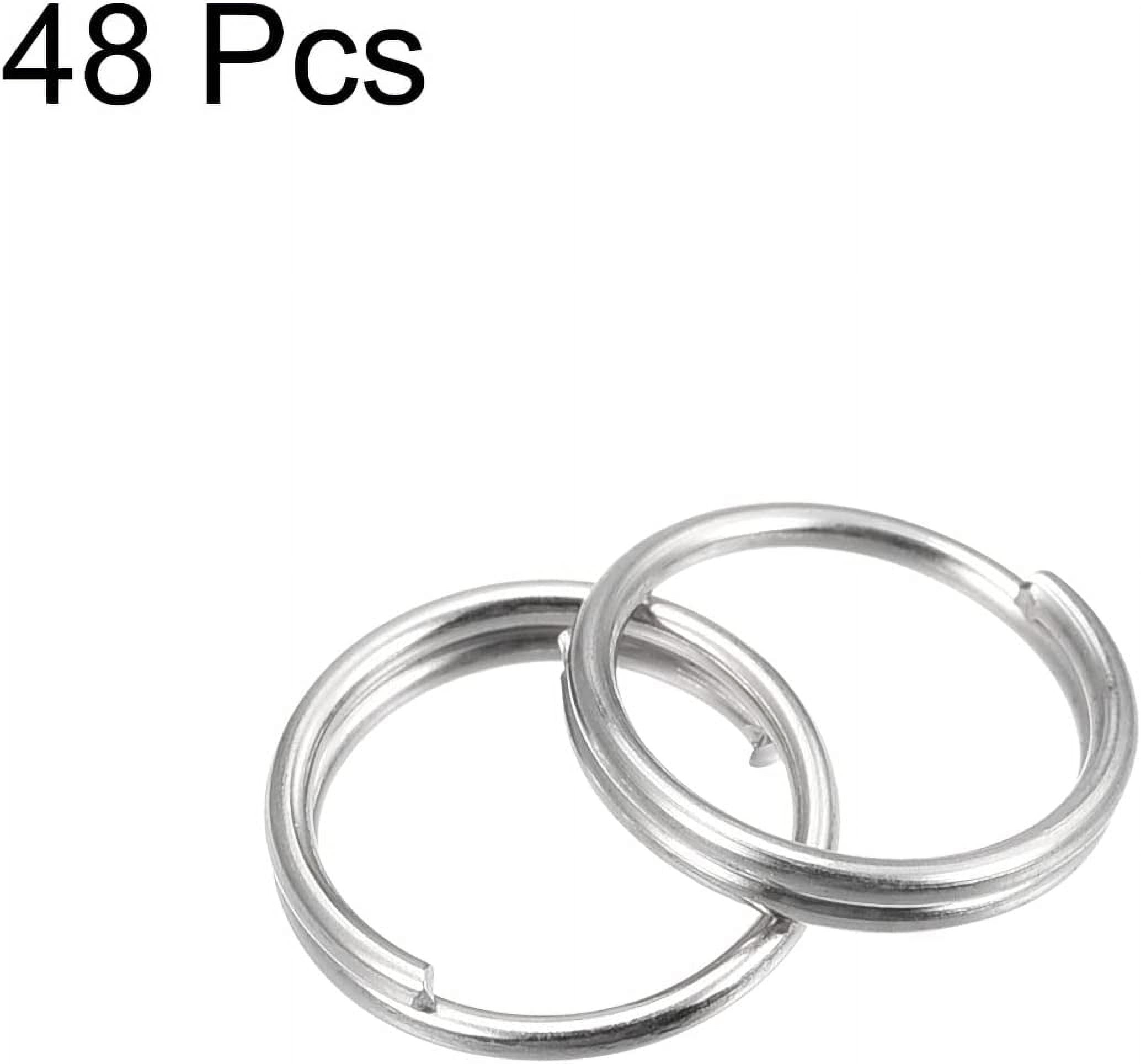 28mm Round Split Key Ring Gunmetal Split Keyrings Large Split Rings Double  Loops Keyring Flat Key Rings Keychain Ring Split Keyring Findings , Split  Key Ring 