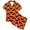 p-475Orange1143, variant on CAIVO Girls Halloween 2 Piece Pajama Sets Cute Pumpkin Bat Print Lapel Short Sleeve Button Down Shirt With Shorts Sleepwear For Kids Comfortable Casual Loungewear