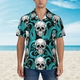 thumbnail image 3 of Men's Funky Hawaiian Shirt Short Sleeve Button Down Shirts Beach Party Holiday, 3 of 8