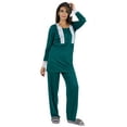 thumbnail image 5 of Bimba Solid Nightwear For Women 2pcs Sleepwear Set Lace Top & Pajama, 5 of 7