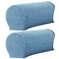thumbnail image 2 of Visland 2PCS Stretch Sofa Armrest Covers Spandex Arm Covers Anti-Slip Couch Armrest Covers Furniture Armrest Protector for Sofa Couch Chair Recliner, 2 of 6