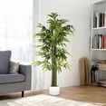 thumbnail image 3 of 72 inches Artificial Bamboo Tree in Black Nursery Pot, 3 of 5