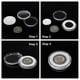 thumbnail image 3 of 41 mm Coin Capsules, 60 Pieces 50P Coin Holders with Foam Gasket, Coin Storage Case box for Coin Collection, 3 of 5