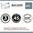 thumbnail image 2 of PDI H59200 Sani-Cloth AF3 Germicidal Disposable Wipe Large 5 in. x 8 in. (Box of 50), 2 of 2