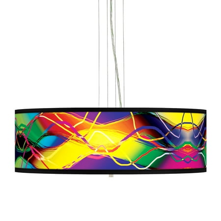 Giclee Gallery Colors In Motion Light 24 Wide 4 Pendant Giclee Gallery Colors In Motion Light 24 Wide 4 Pendant Chandelier