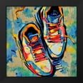 thumbnail image 2 of Stephen Chambers 20x20 Black Modern Wood Framed Wall Art Titled - Air Jordan 14, 2 of 6
