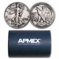 thumbnail image 1 of 90% Silver Walking Liberty Halves $10 20-Coin Roll XF, 1 of 3