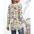 thumbnail image 2 of FUNING Women's Puff Long Sleeve Tunic Tops Pleated Crew Neck Blouses Dressy Casual Loose Fit Winter and Spring Shirts, 2 of 6