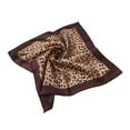 thumbnail image 2 of Premium Silk Feel Animal Print Square Satin Scarf, 2 of 2
