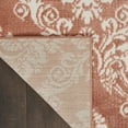 thumbnail image 6 of Nourison Elation Damask Brick Ivory 5'3" x 7'3" Area Rug, (5x7), 6 of 9