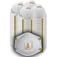 thumbnail image 1 of Respirador desechable 3M 8511 N95 aprobado por NIOSH, paquete de 80, 1 of 6