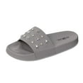thumbnail image 2 of Roxoni Women's Slide Sandals with Snow Flakes and Diamond Design Strap -sizes 6 to 11 -style #3116, 2 of 6