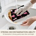 thumbnail image 7 of 6 Pcs Funny Kitchen Towels,Black and Pink Christmas Tree Pattern Microfiber Dish Towels,Kitchen Tea Towels,Kitchen Towel Set (18" X 26"), 7 of 7