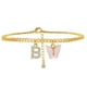thumbnail image 1 of Tobilleras para mujer, tobilleras con iniciales, pulseras de playa para mujer, tobillera de 26 letras, pulseras de tobillo, joyería de playa, pulseras de playa, 1 of 3