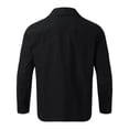 thumbnail image 5 of Vedolay Men's and Big Men's Casual Open Front Fall Cover Ups with Pockets Clothes Black,3XL, 5 of 5