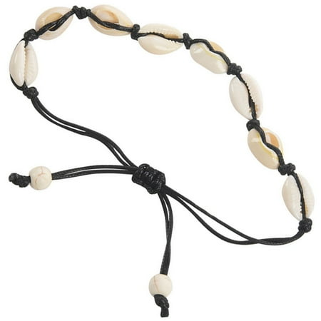 

Anklets For Women Shell Foot Jewelry Summer Beach Barefoot Bracelet Ankle On Leg Ankle Strap Bohemian Accessories Black