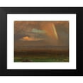 thumbnail image 2 of Frederic Edwin Church 24x19 Black Modern Framed Museum Art Print Titled - Sunset Over Broad Landscape (1865), 2 of 5