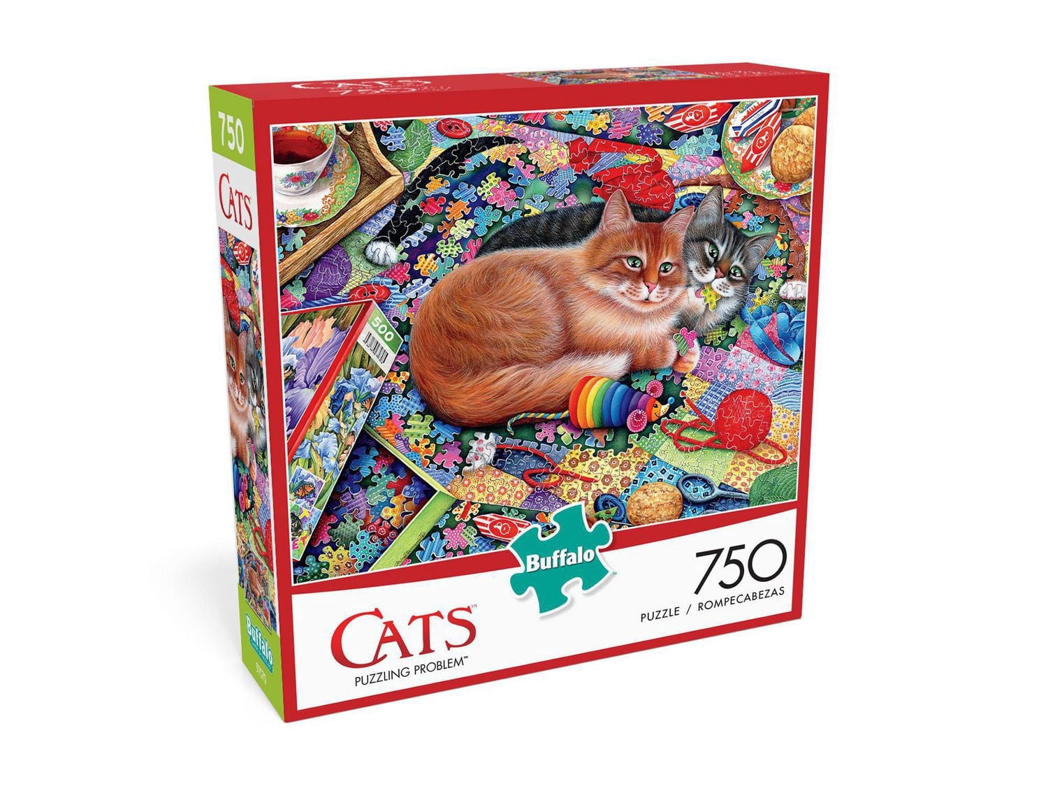 Buffalo Games - Cats - Puzzling Problem - 750 Piece Jigsaw Puzzle